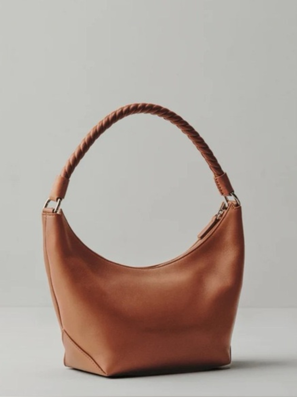 Jenni Kayne crescent Classic Brown Leather Bag